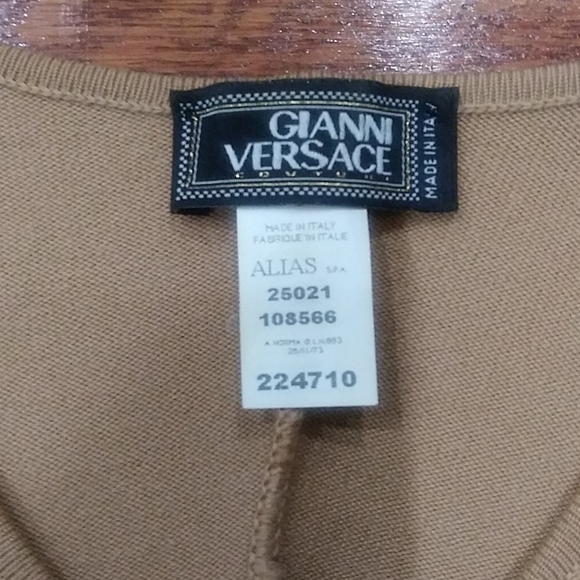 Gianni Versace couture hook closure fitted dress - Picture 3 of 9